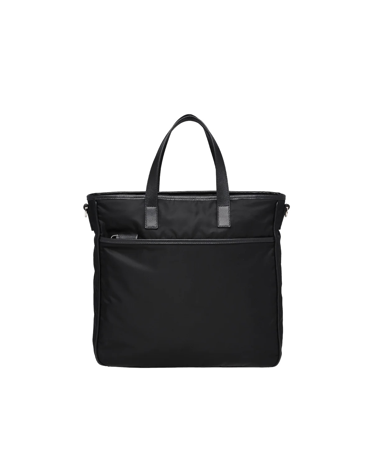 Nylon and Saffiano Leather Tote - 4