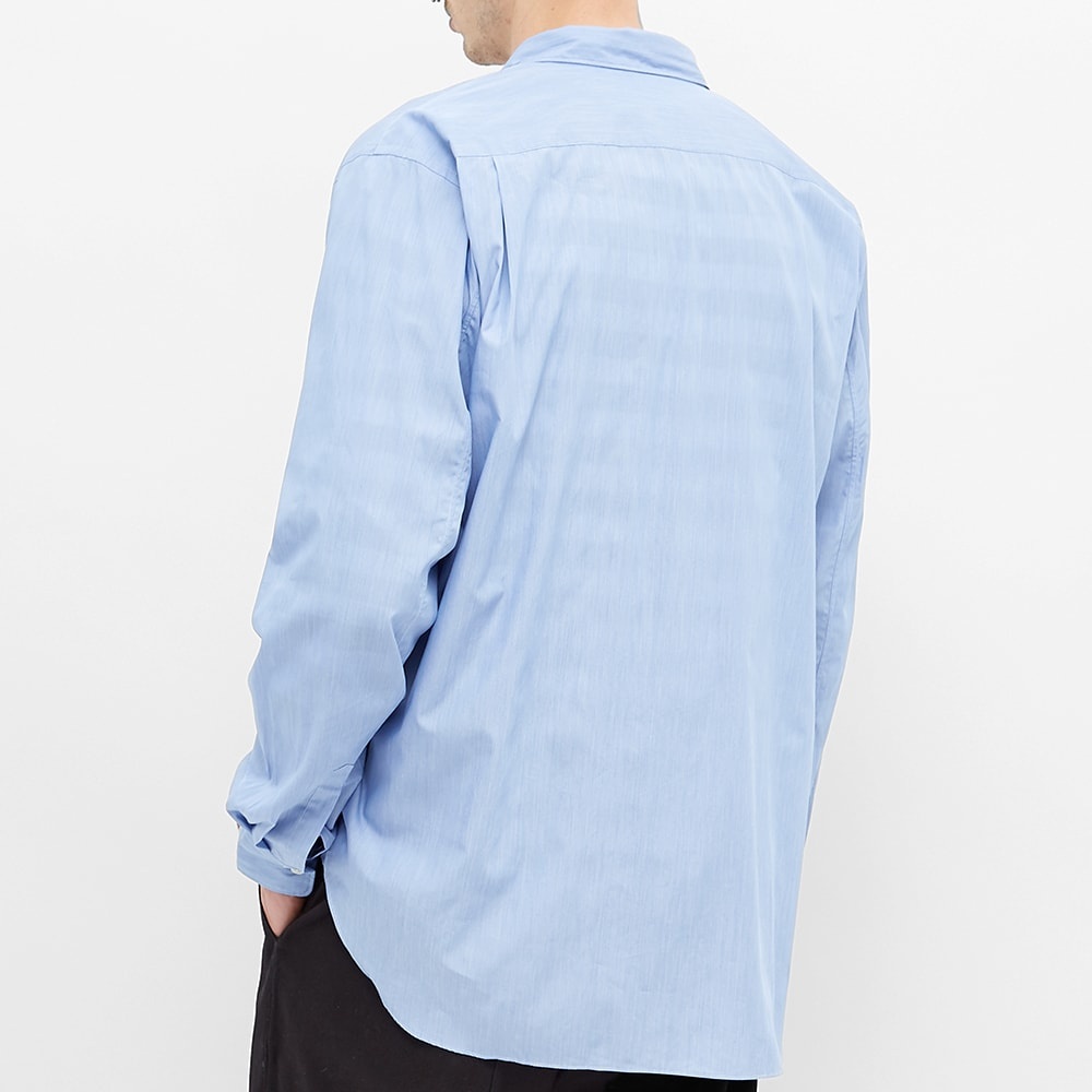 Comme des Garcons Homme Plus Panel Check Chambray Shirt - 4