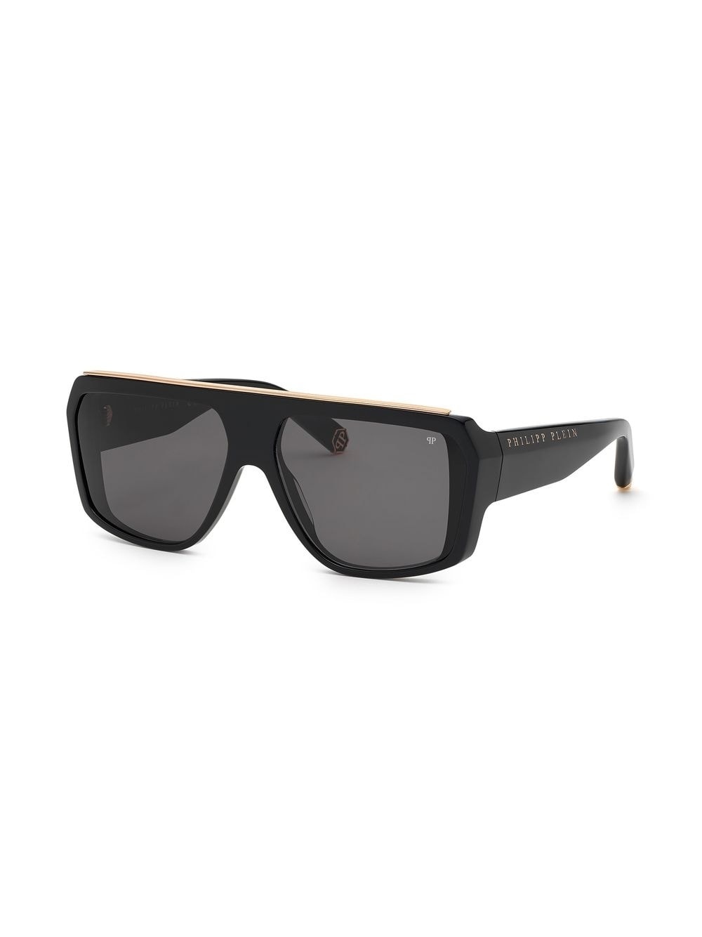 rectangular oversized-frame sunglasses - 2