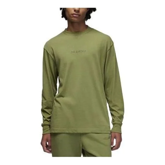 Air Jordan Wordmark Tee 'Olive Green' FJ0702-340 - 1
