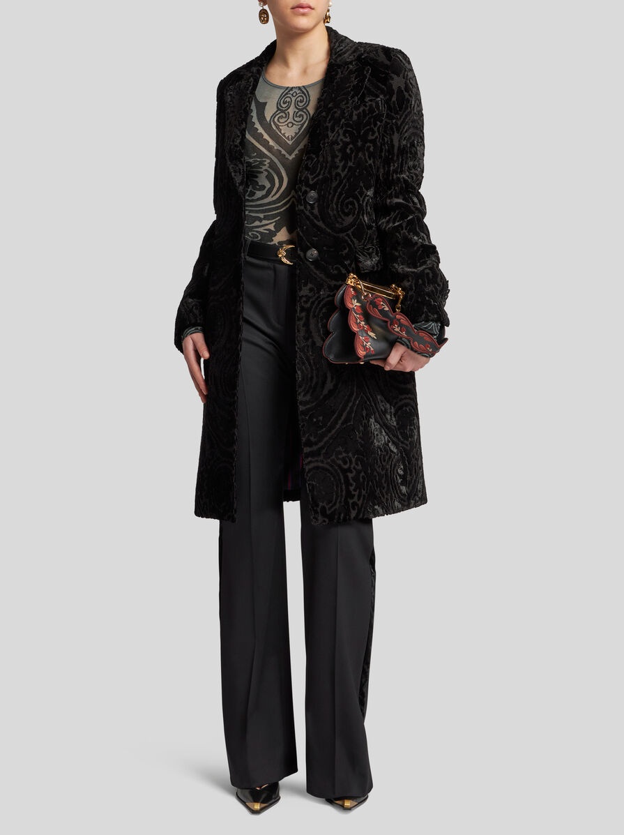 STRETCH WOOL TROUSERS - 4