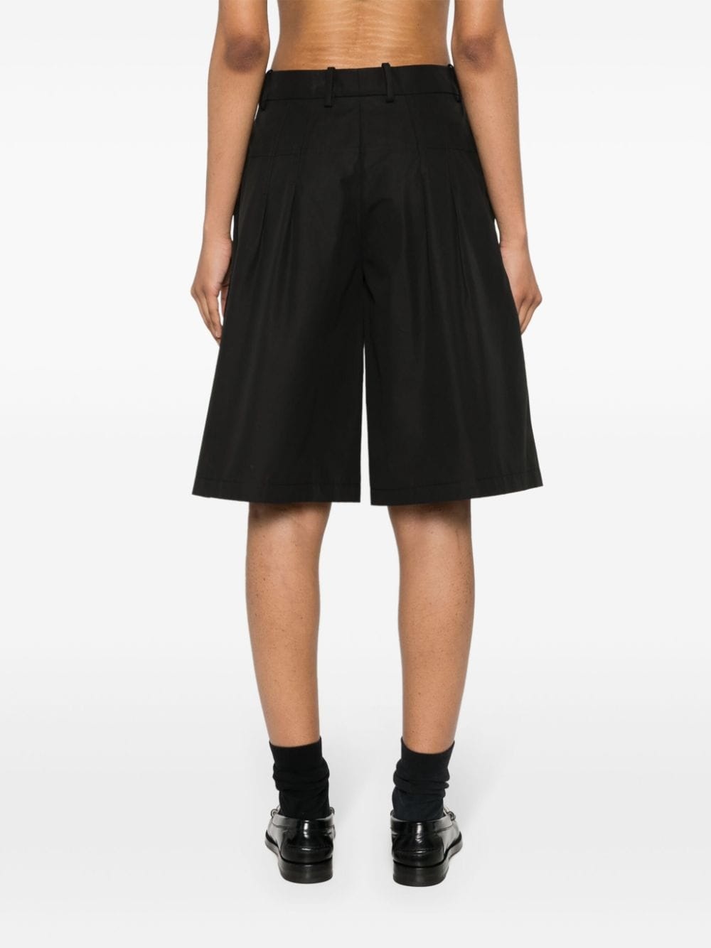 tailored cotton shorts - 4