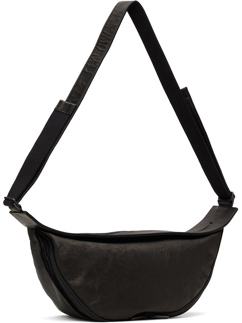 Yohji Yamamoto Black Y Crossbody Bag outlook