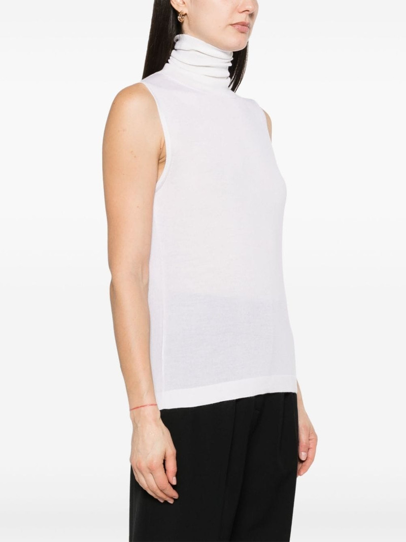 roll-neck sleeveless jumper 3