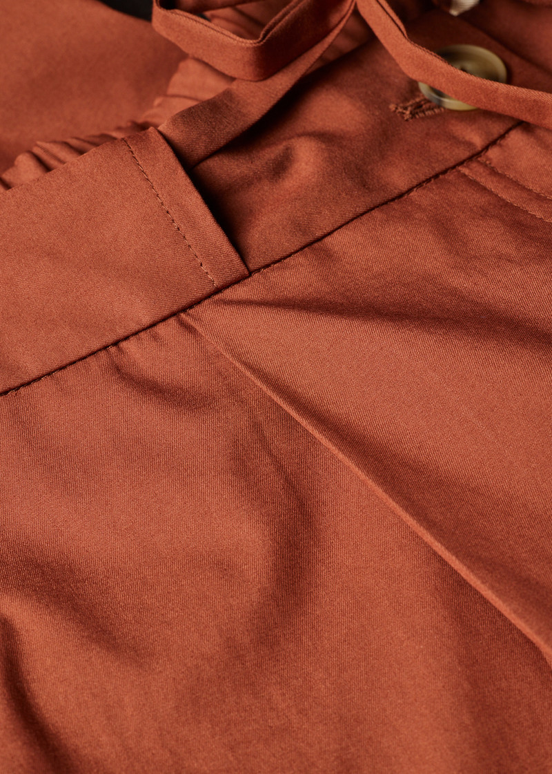 Women's Rust Red Balloon Trousers 4