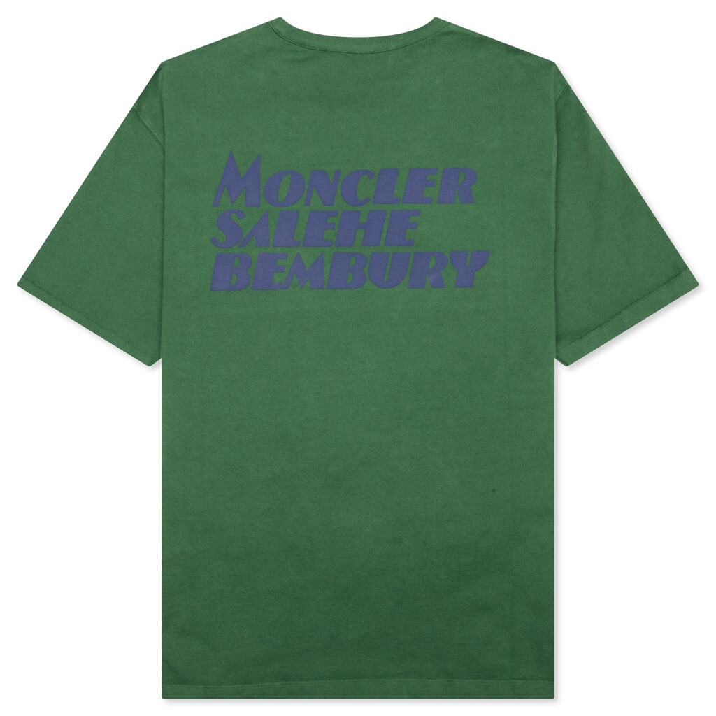 MONCLER GENIUS X SALEHE BEMBURY LOGO T-SHIRT - OLIVE - 2
