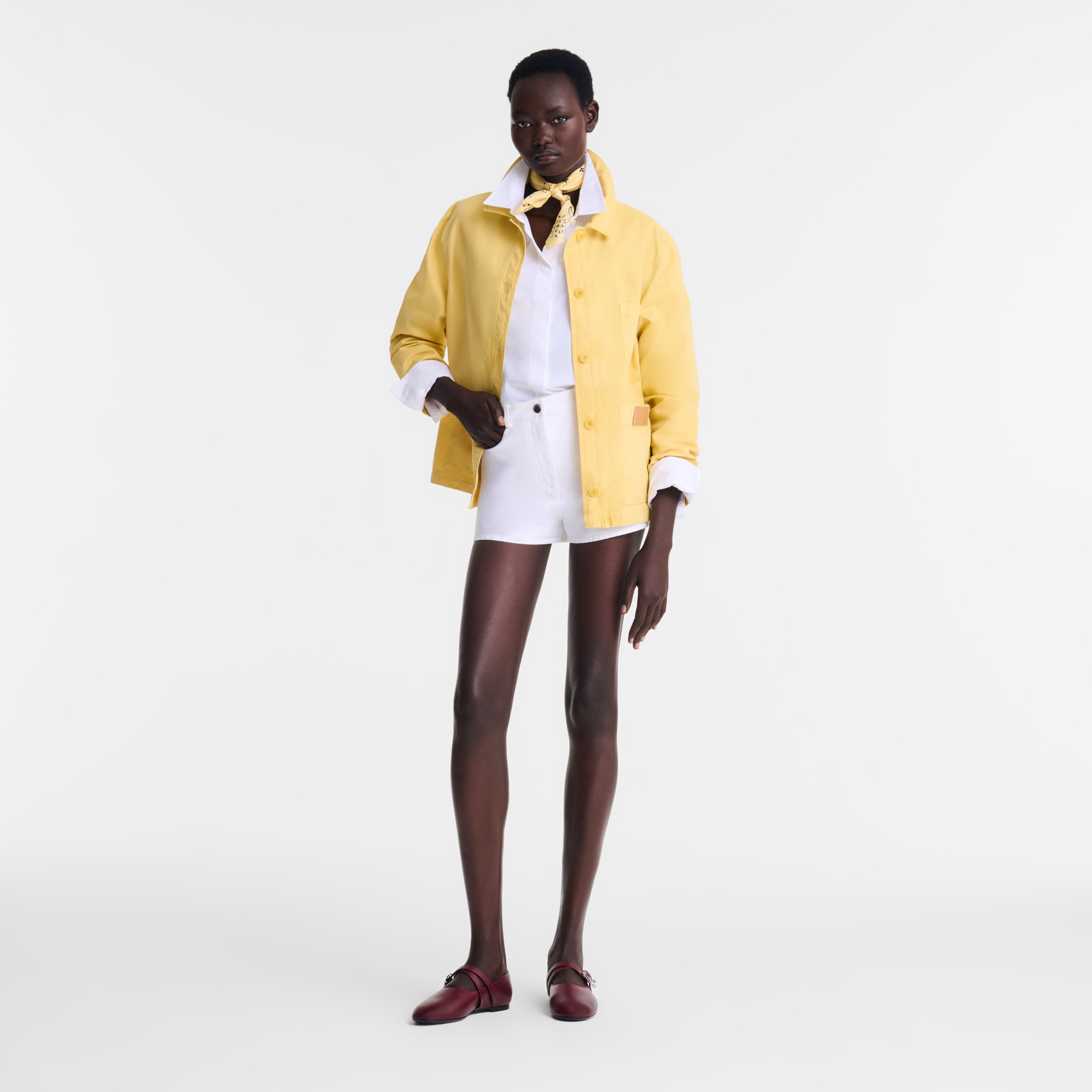 Jacket Yellow Chick - Overdyed cotton - 2