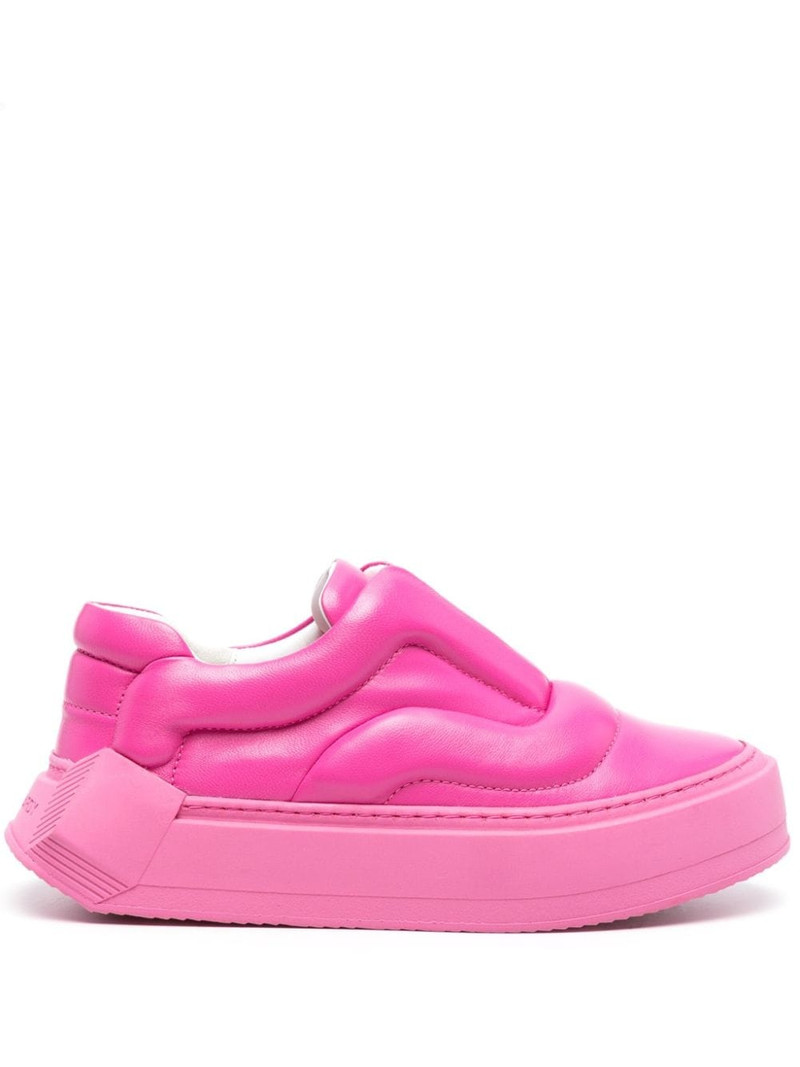 Skate Cubix padded leather sneakers 1