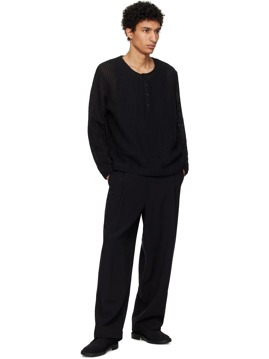 Black Suede Desert Boots - 5