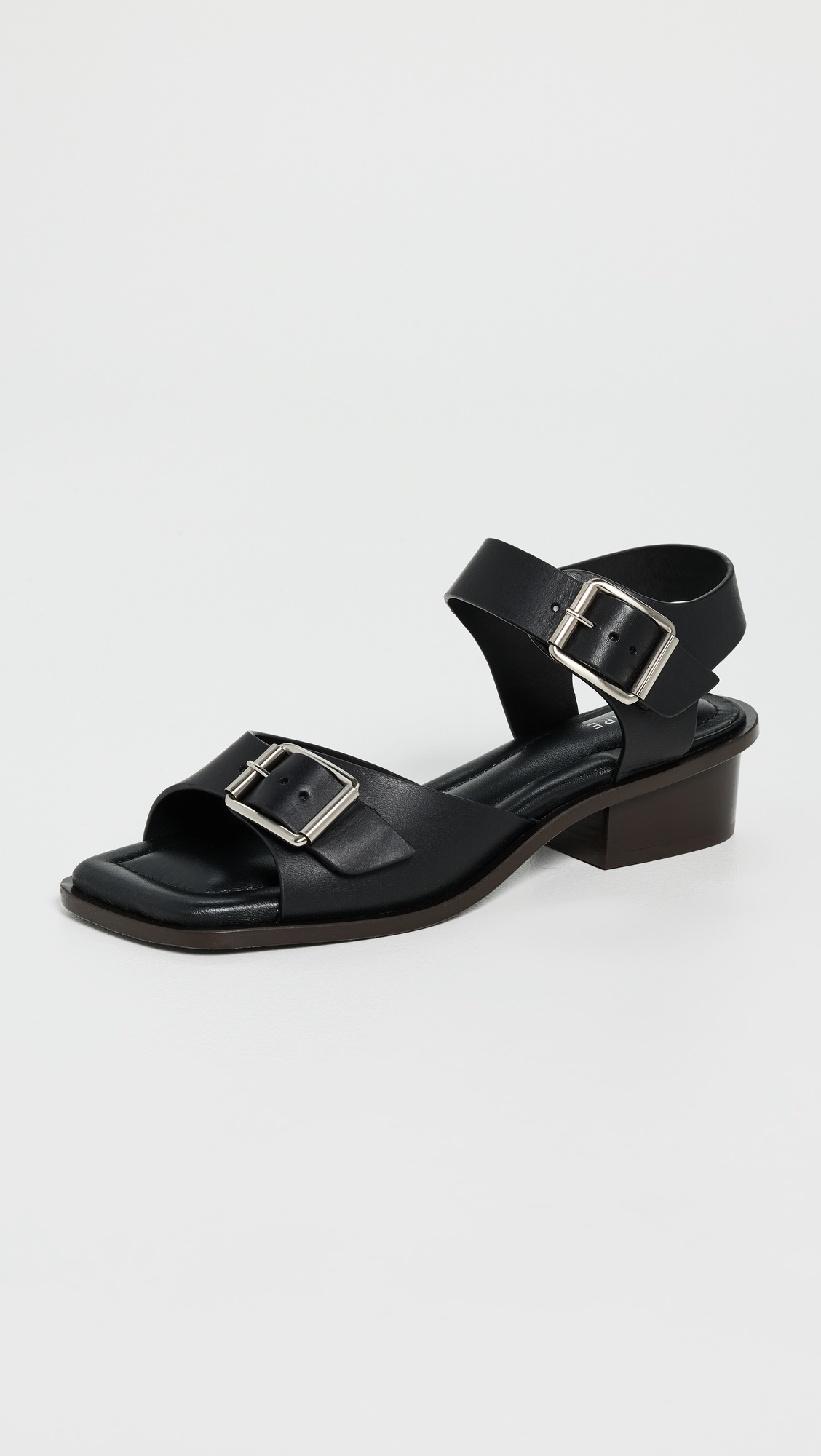 Square Heeled Sandals With Straps - 1