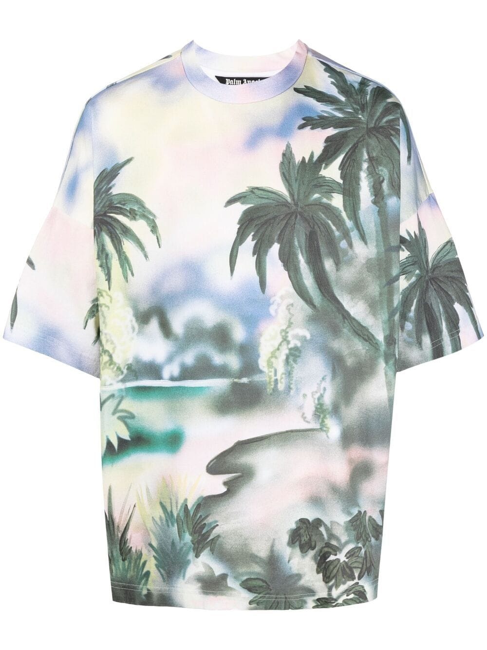 palm tree logo T-shirt - 1