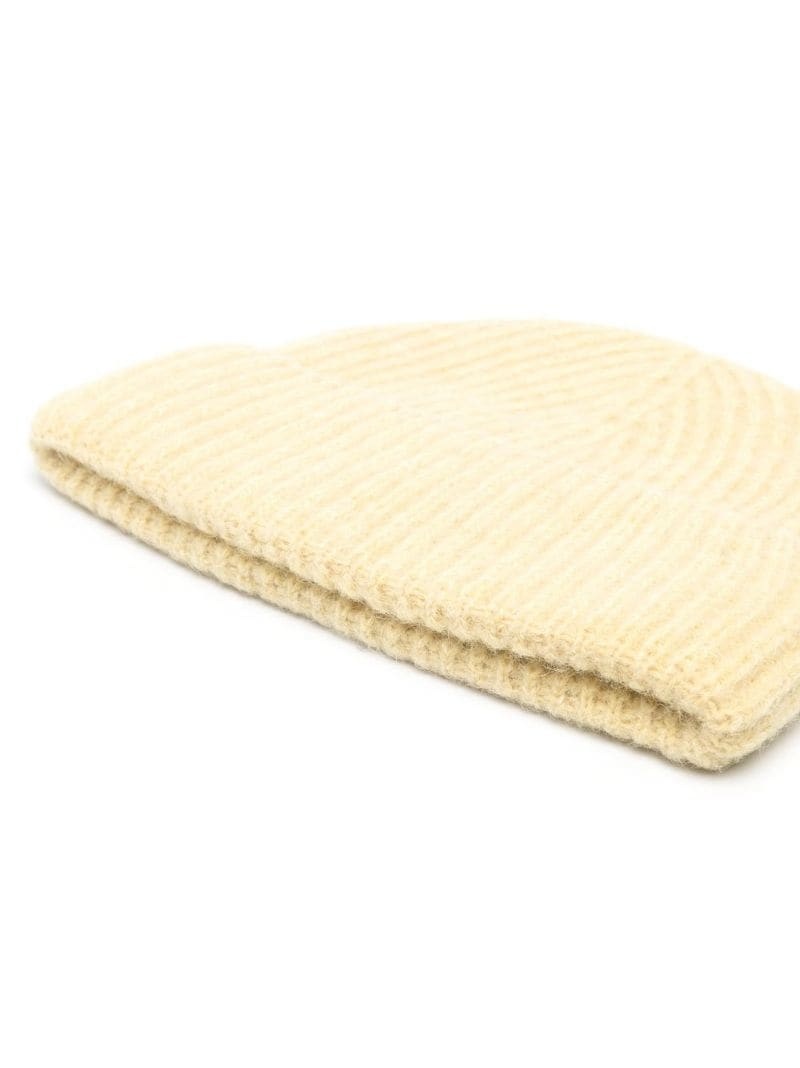ribbed-knit beanie hat - 2