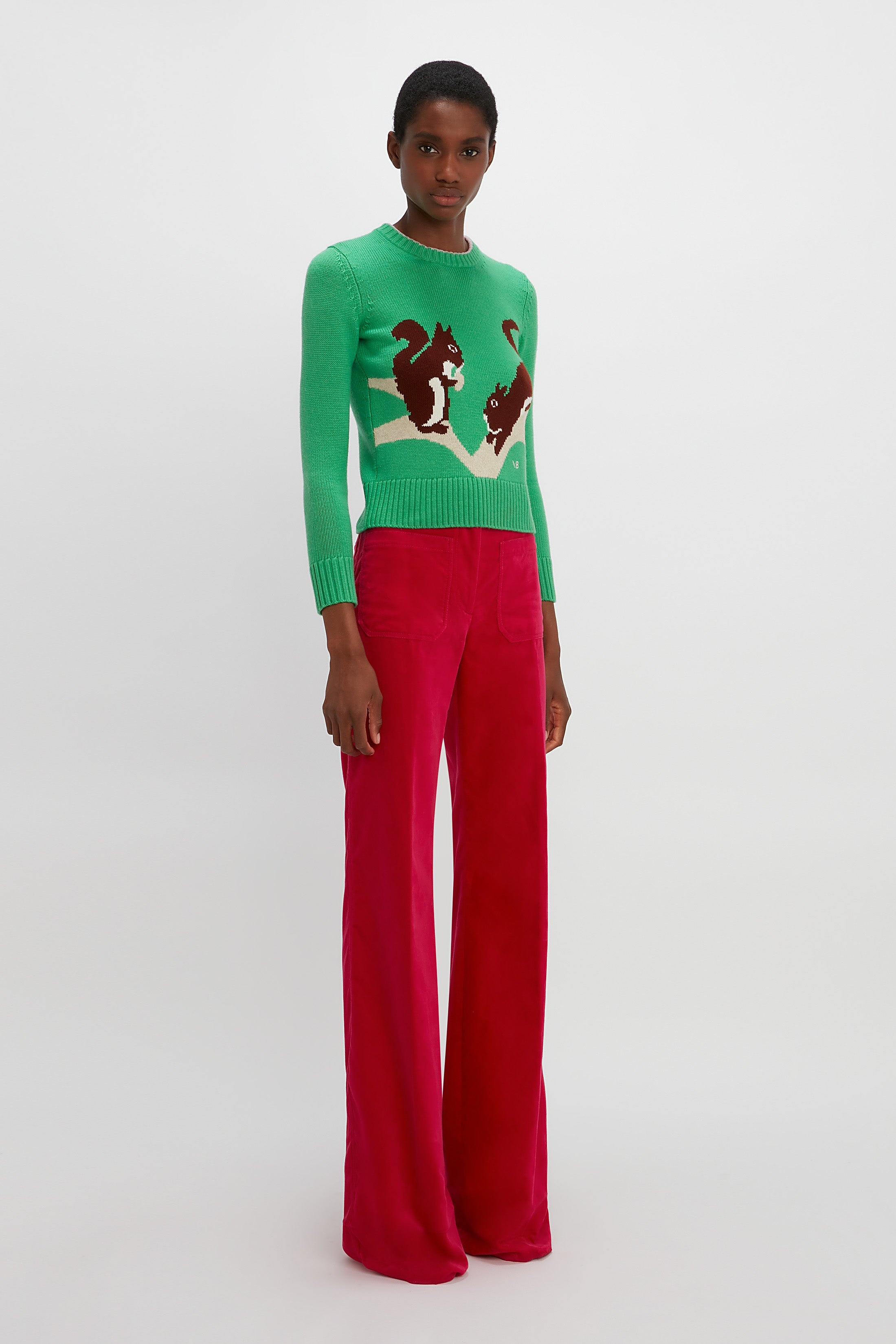Squirrel Jumper in Green - 3