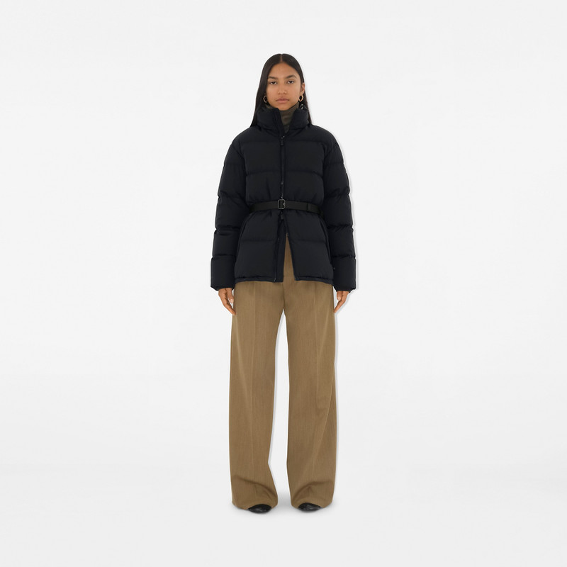 Short Nylon Puffer Coat 5