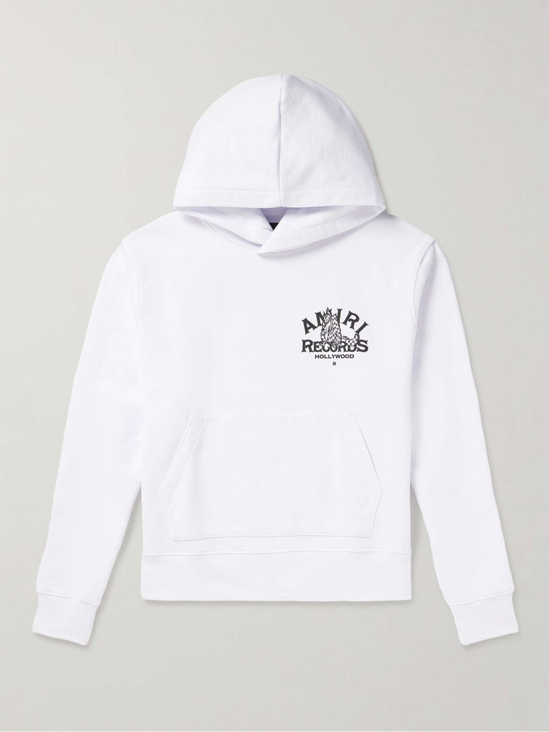 Logo-Print Cotton-Jersey Hoodie - 1