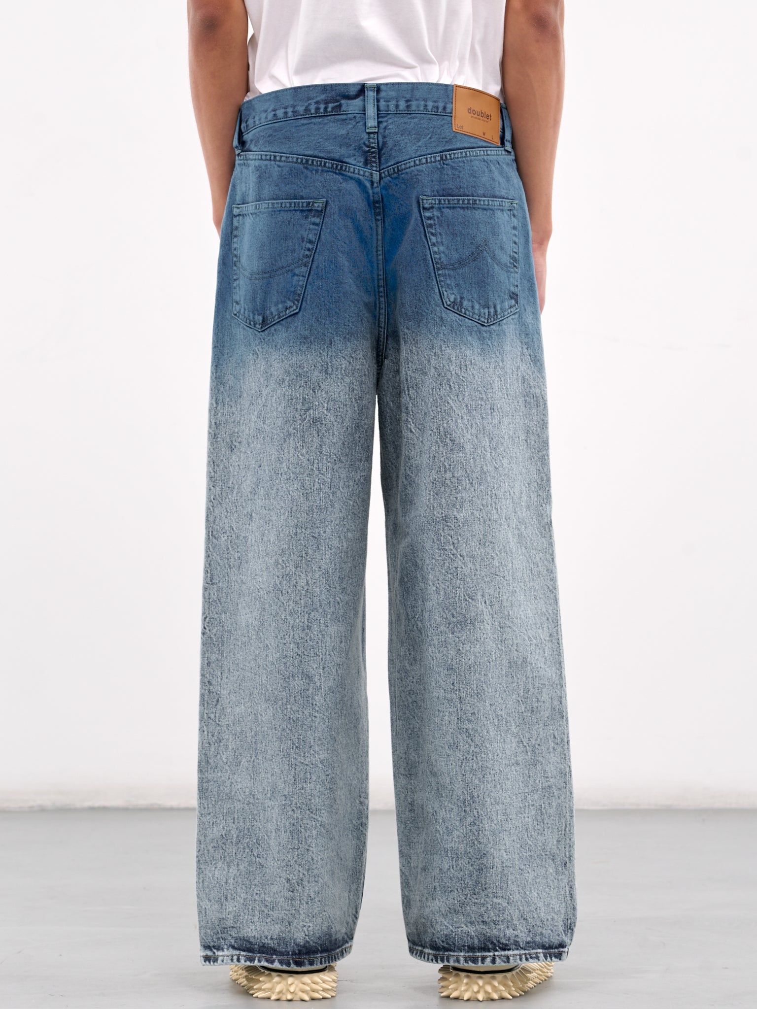 Hand-Painted Denim Jeans - 3