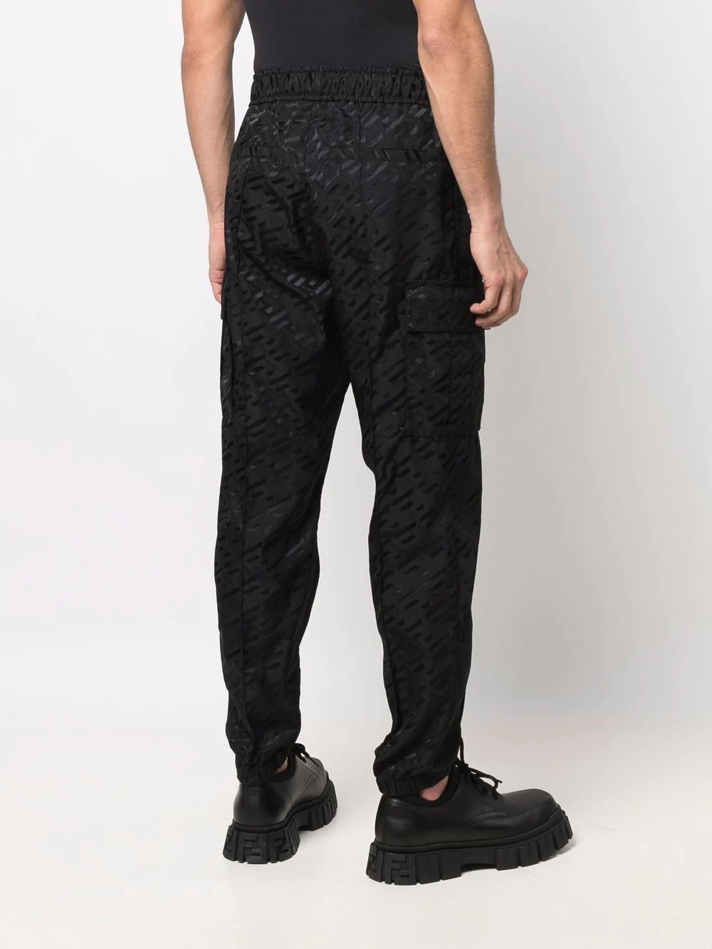 La Greca cotton track pants - 4