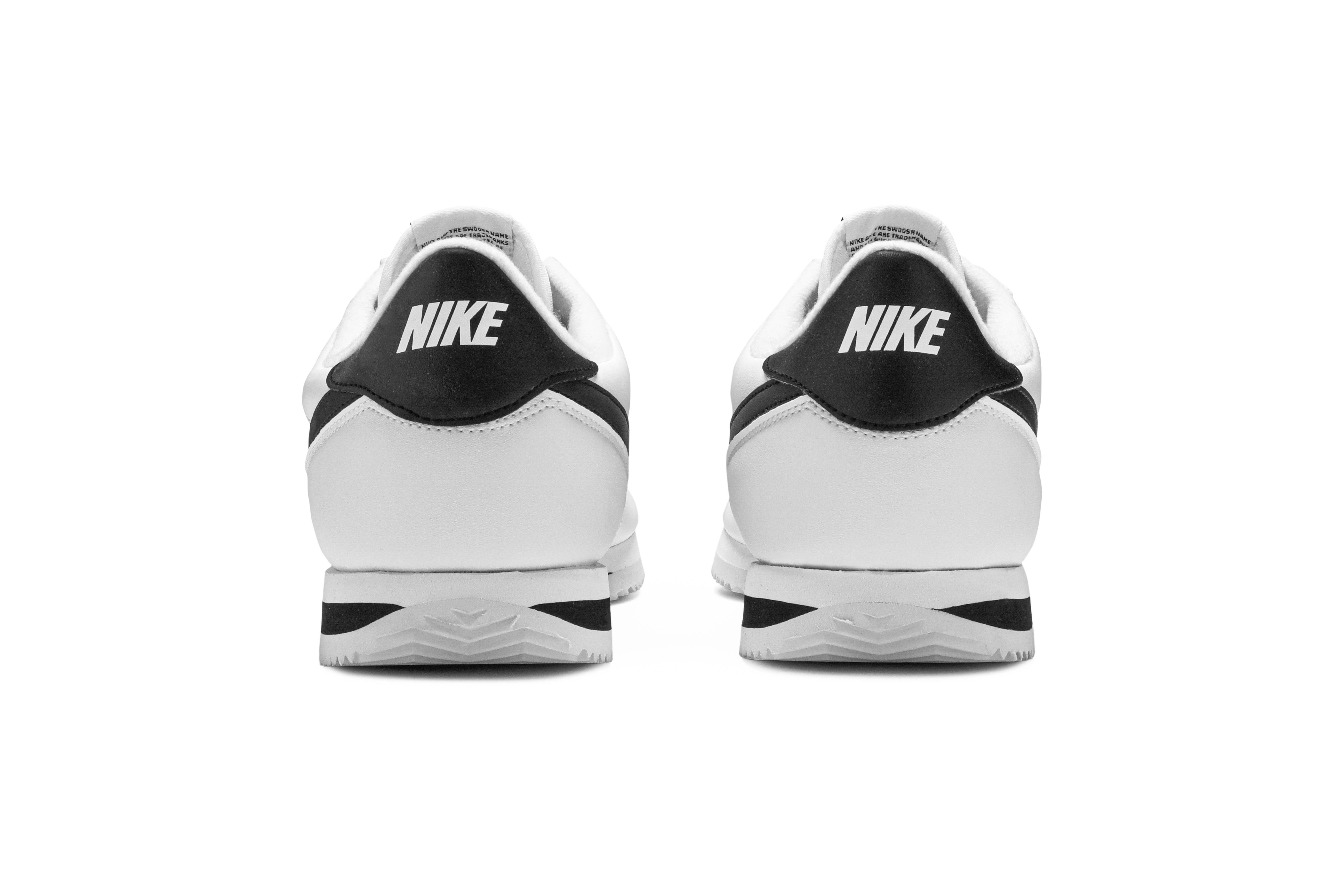 Cortez Basic Leather 'White Black' - 6