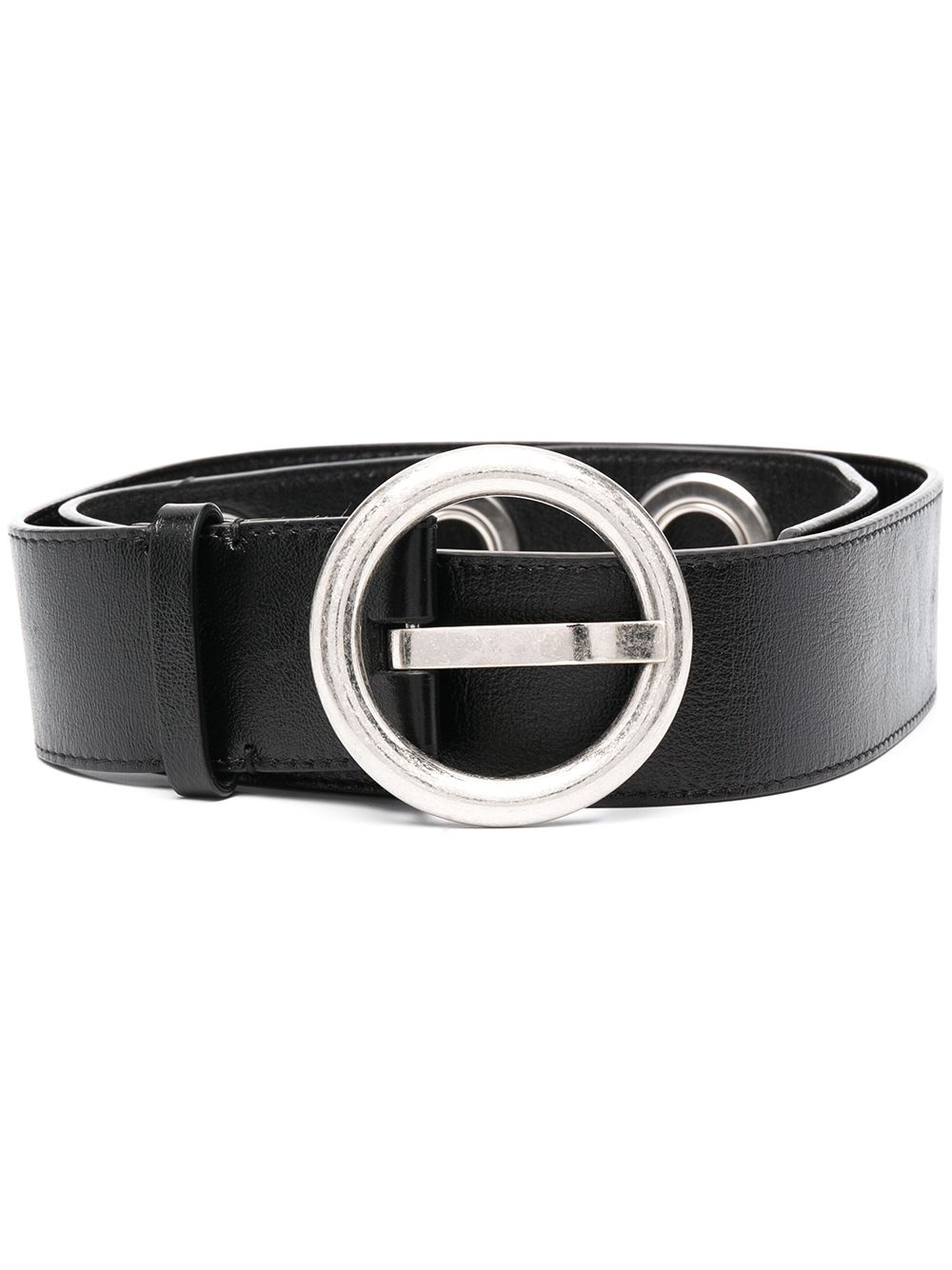 eyelet-detail adjustable belt - 1