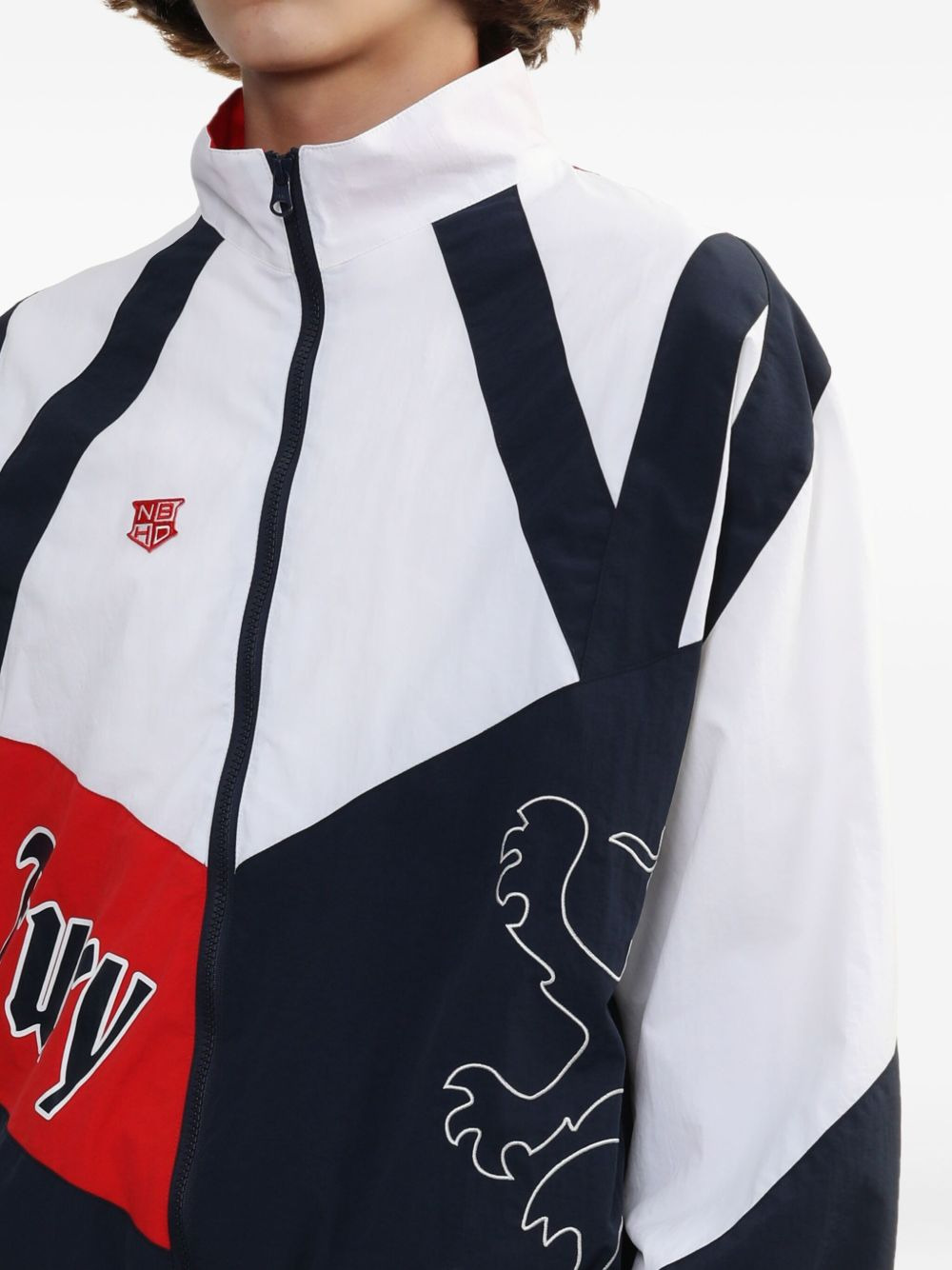 colour-block jacket - 5