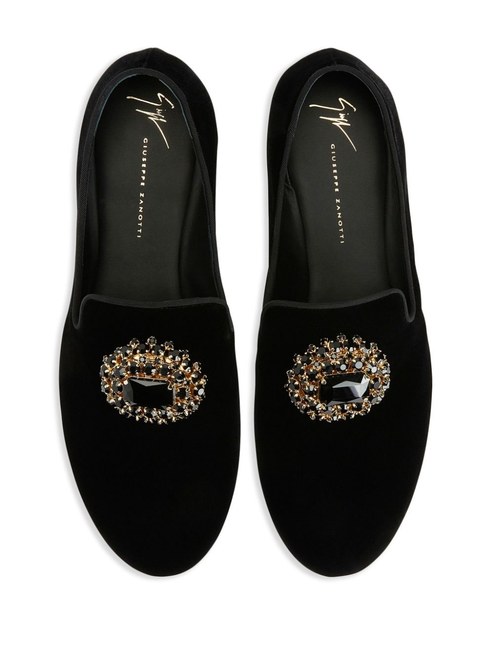 Remye rhinestone-embellished loafers - 4