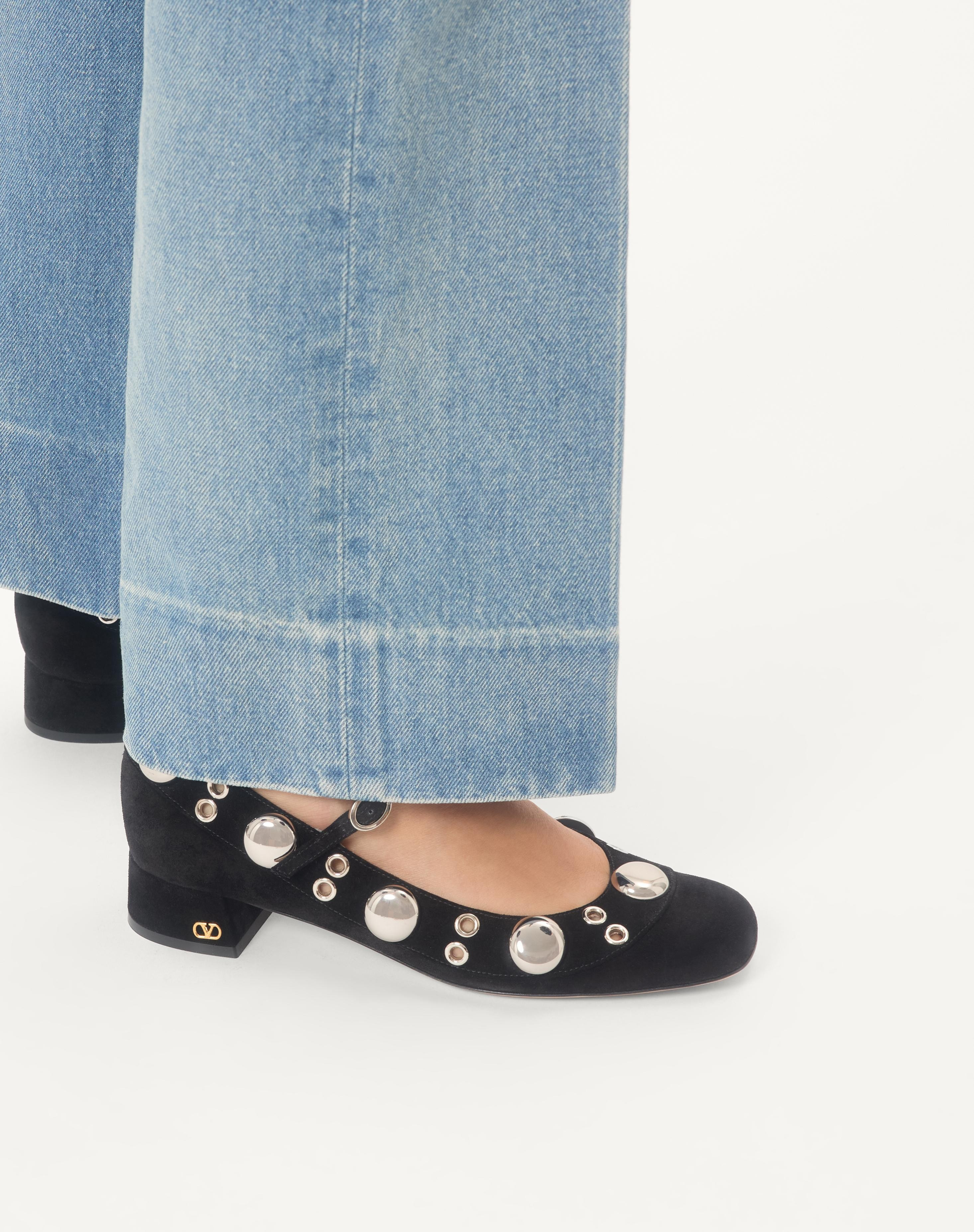 NELLCÔTE MARY-JANE PUMPS IN CRUST LEATHER 30MM - 2