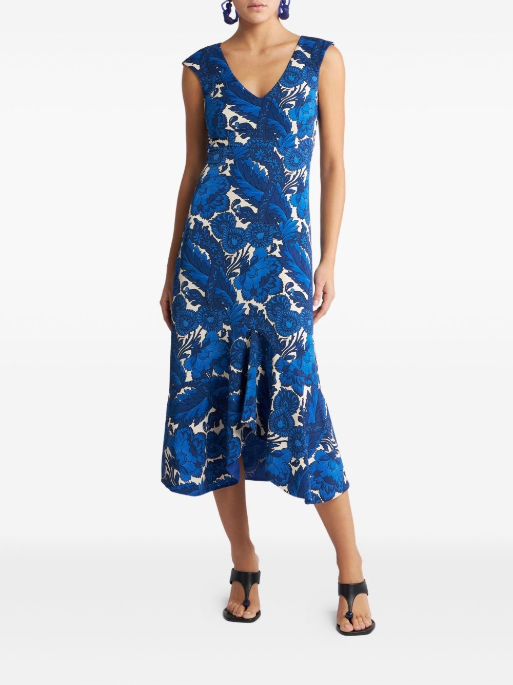 all-over printed dress - 2