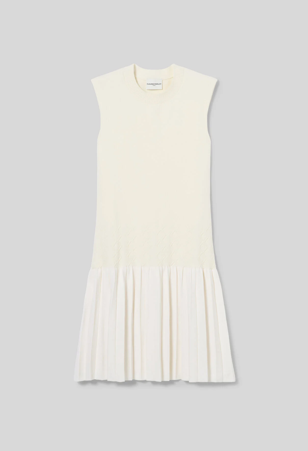 KNITTED SHORT DRESS - 1