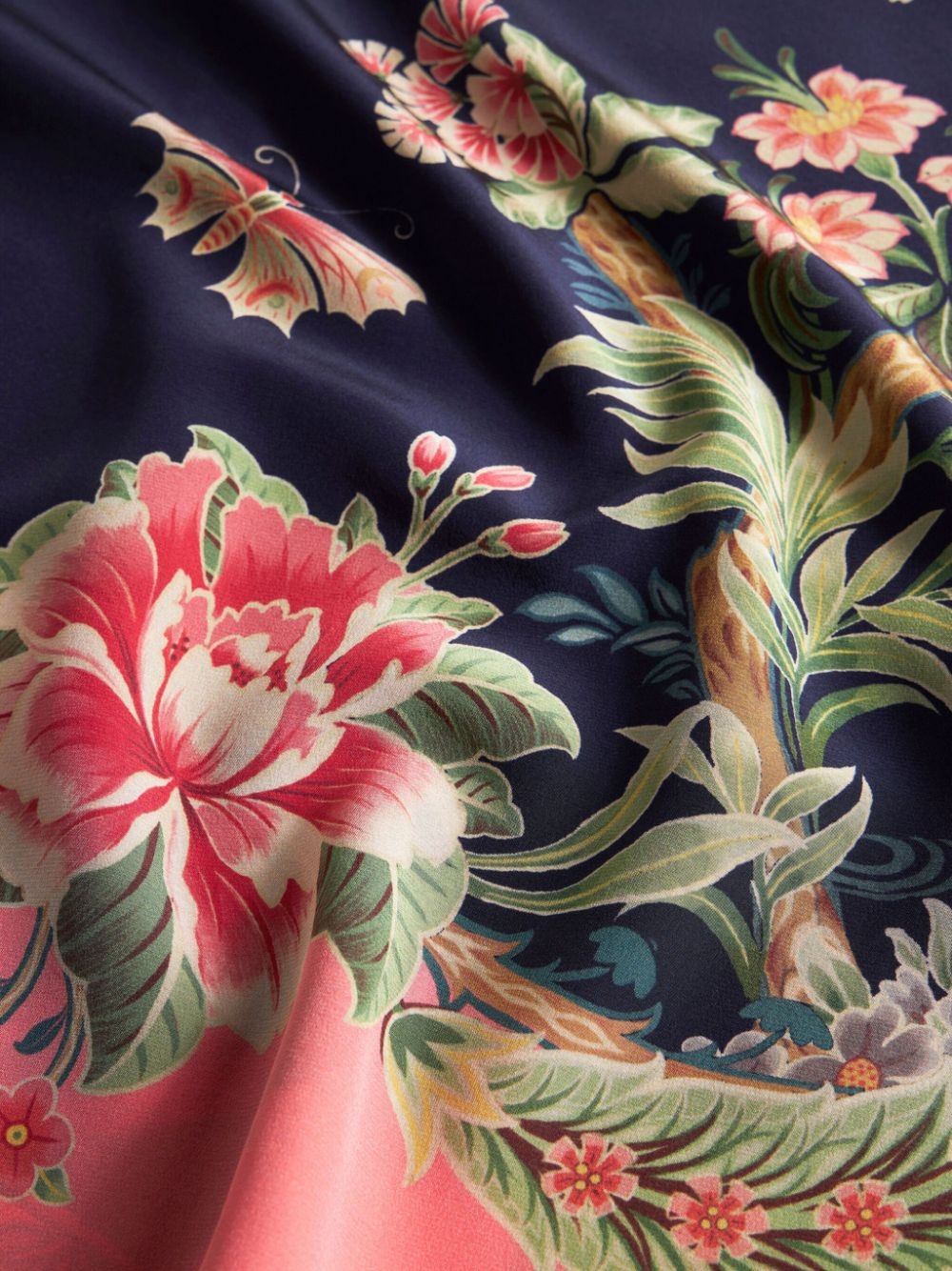 printed silk T-shirt - 6