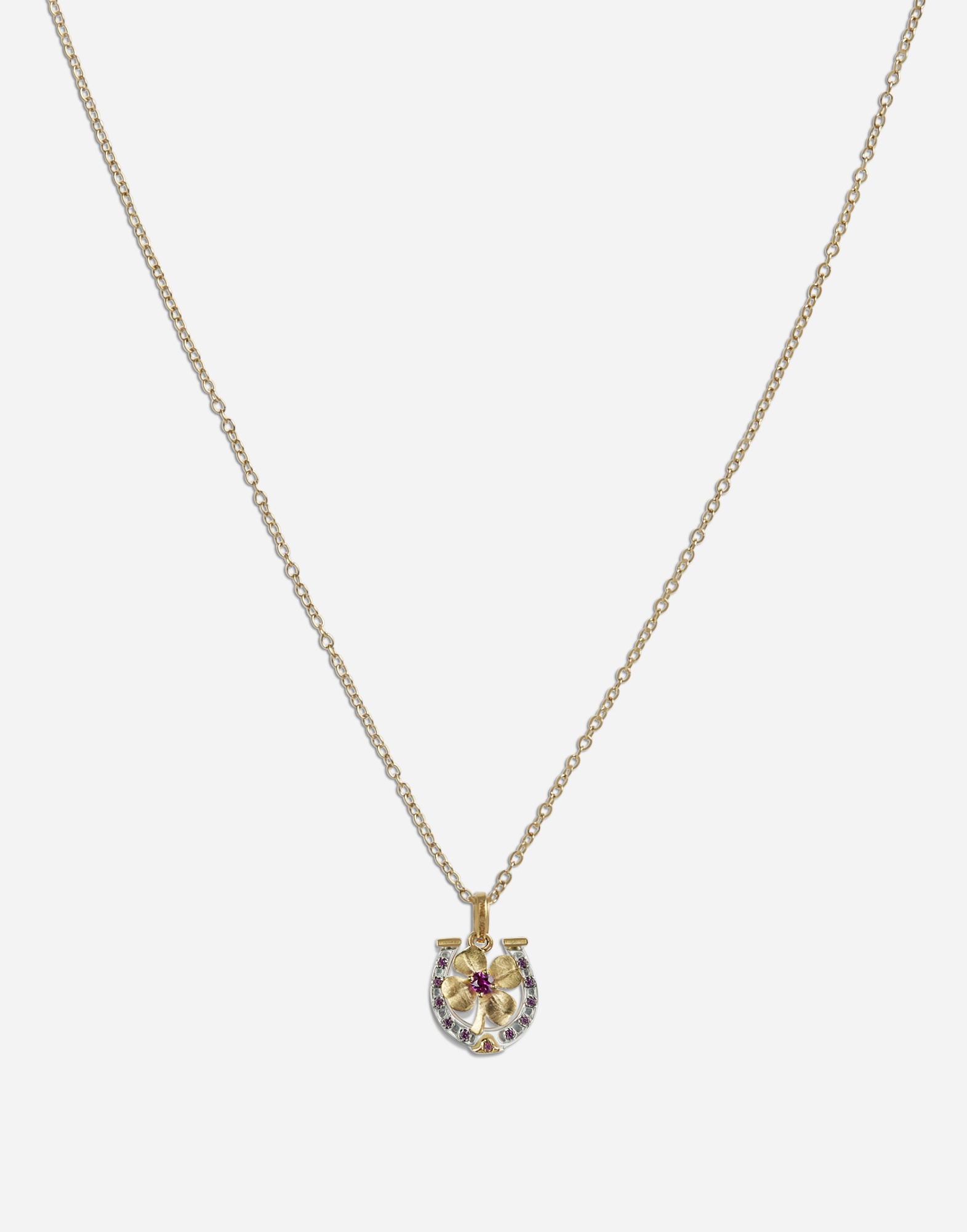 Necklace with good luck charm - 4