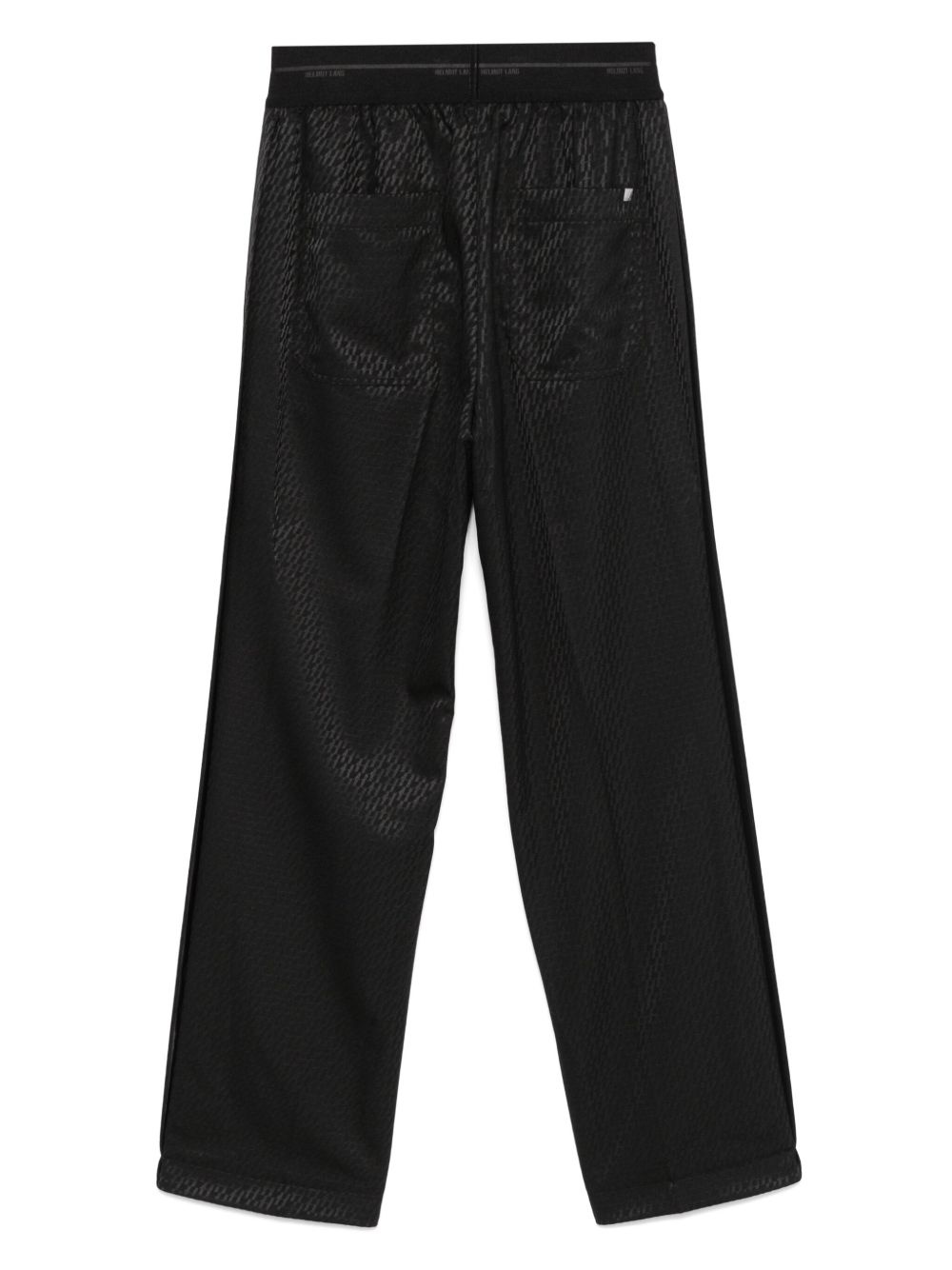 logo-jacquard trousers - 2
