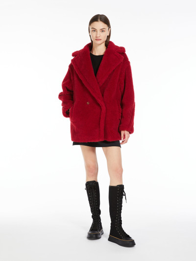 Max Mara FRAIS Short Teddy Bear Icon Coat in alpaca and wool outlook