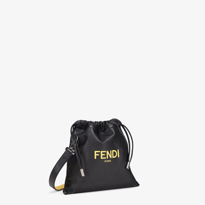 FENDI Black nappa leather bag outlook