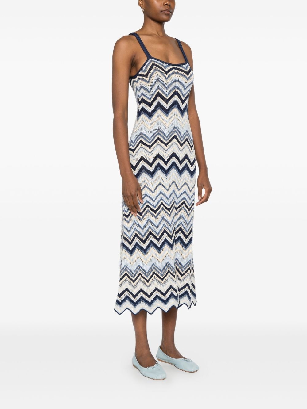 knitted midi dress - 3