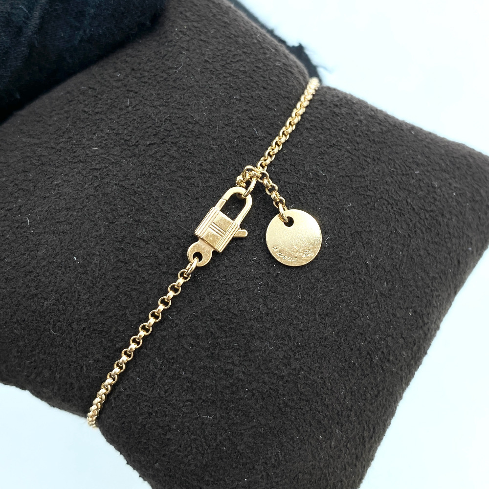 Hermes Rose Gold 18K Clous de H Bracelet - 7