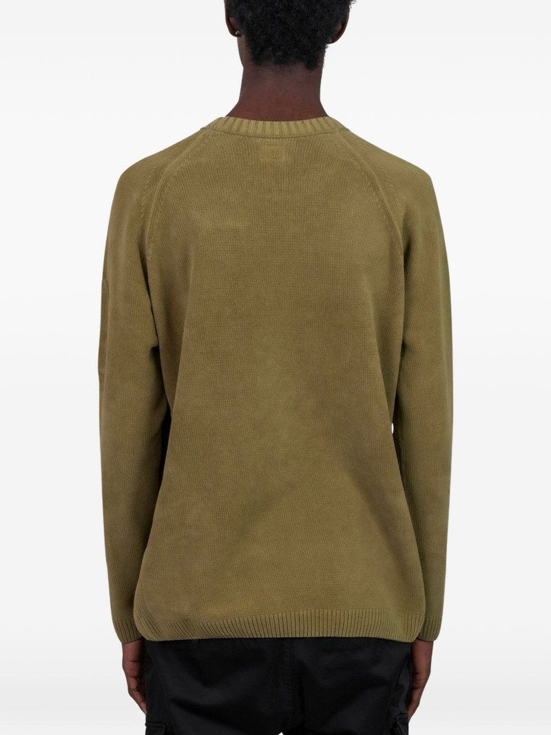 crew-neck sleeve-detail sweater 3