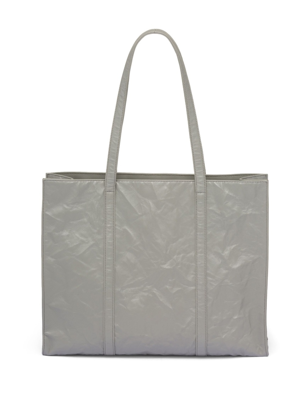 large leather tote bag - 4