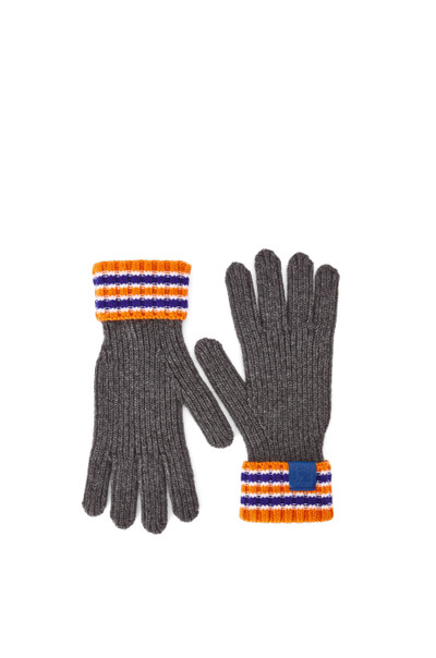 Loewe Stripe gloves in wool outlook