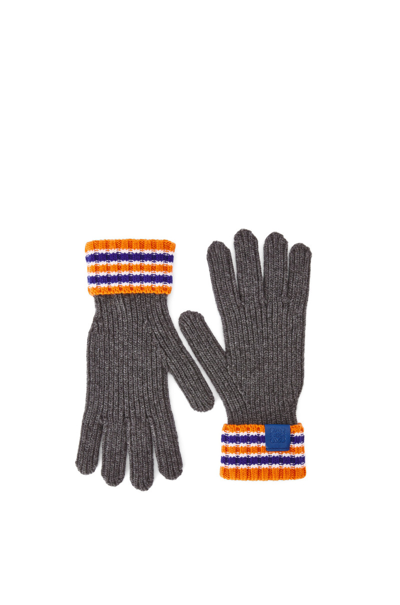 Loewe Stripe gloves in wool outlook