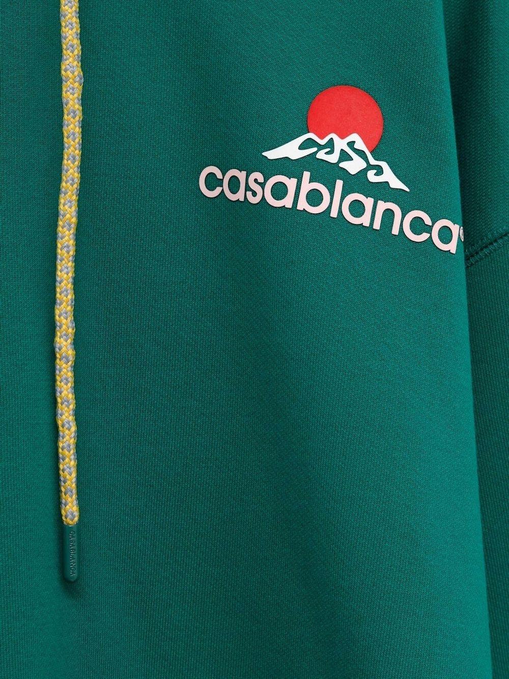 logo-print hoodie - 3