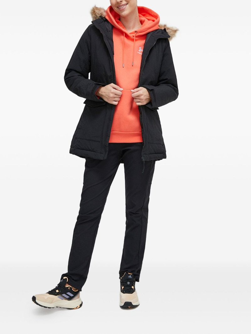 adidas faux-fur hooded jacket outlook