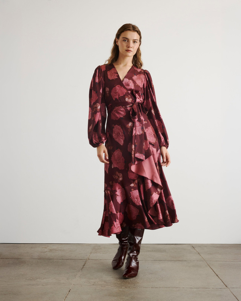TANYA TAYLOR LONG SLEEVE BLAIRE DRESS outlook