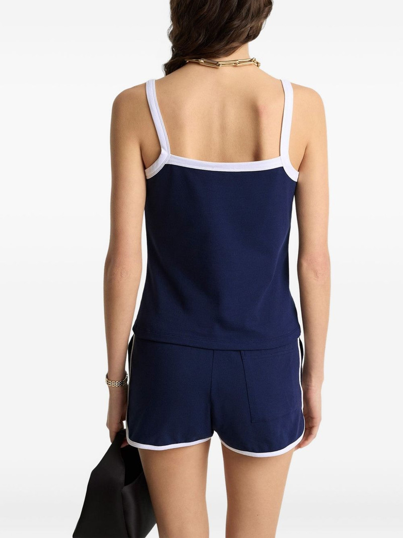 contrast-binding ribbed top 3