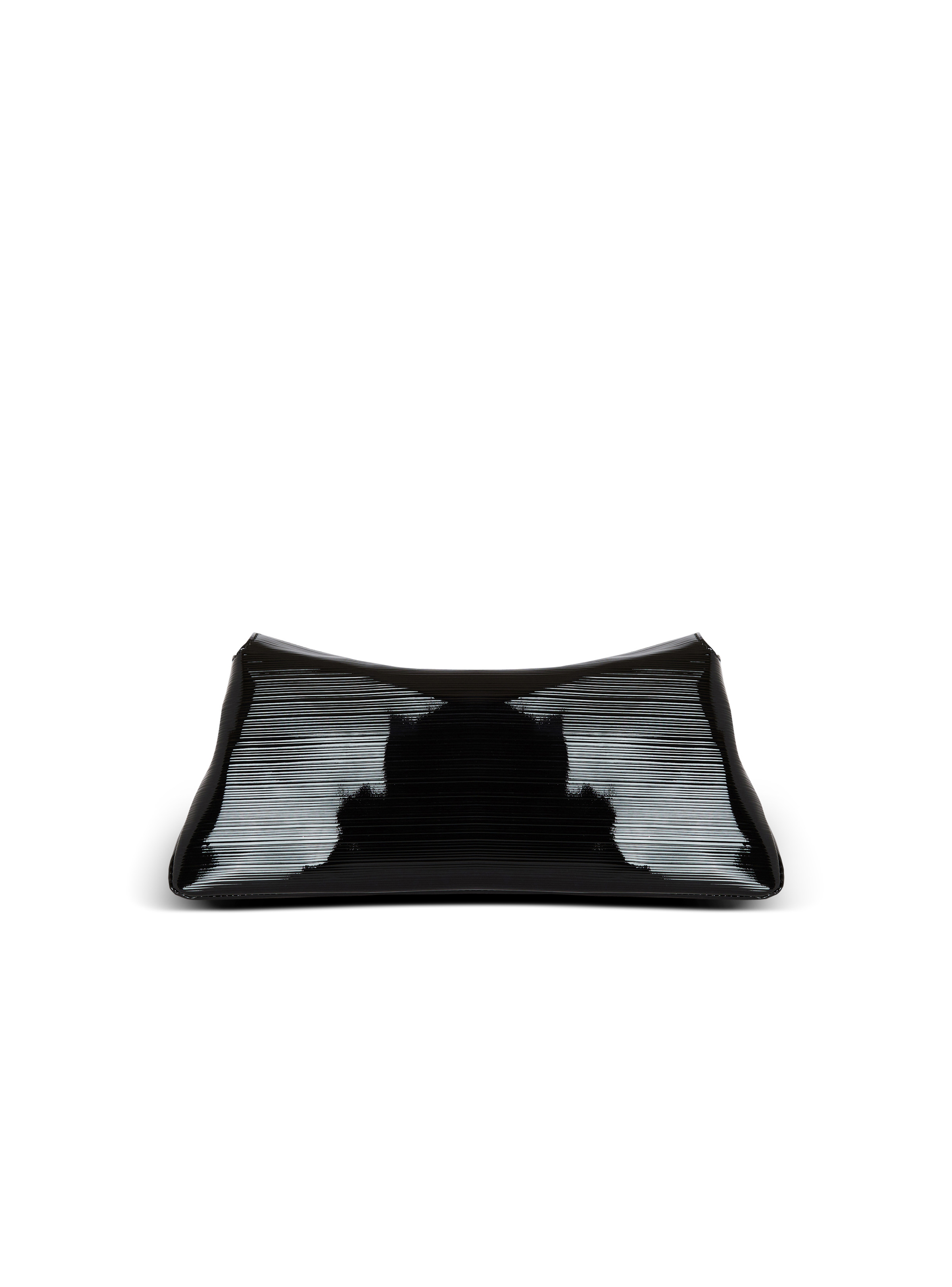 1945 Soft clutch in striped patent leather - 4
