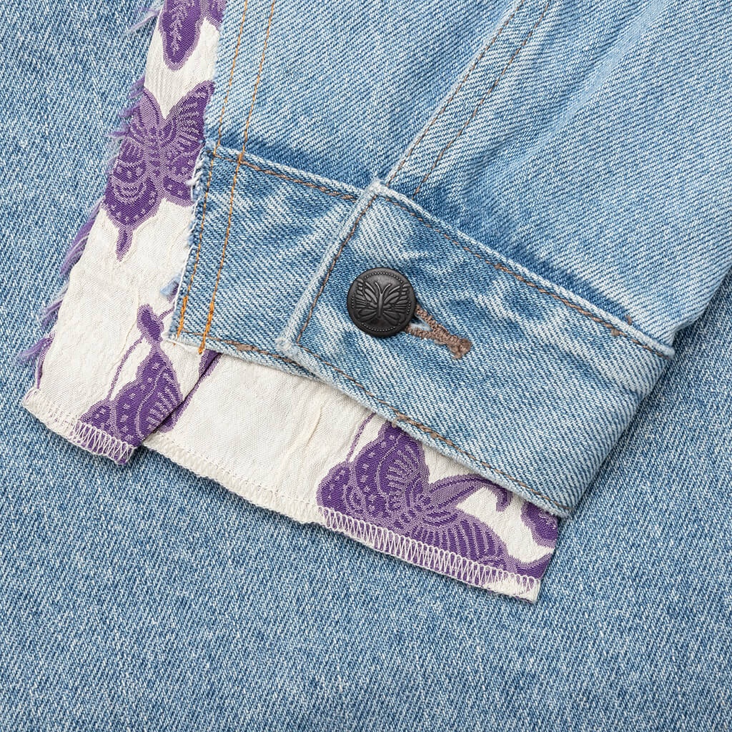 JEAN JACKET COVERED PANT - OFF WHITE - 4