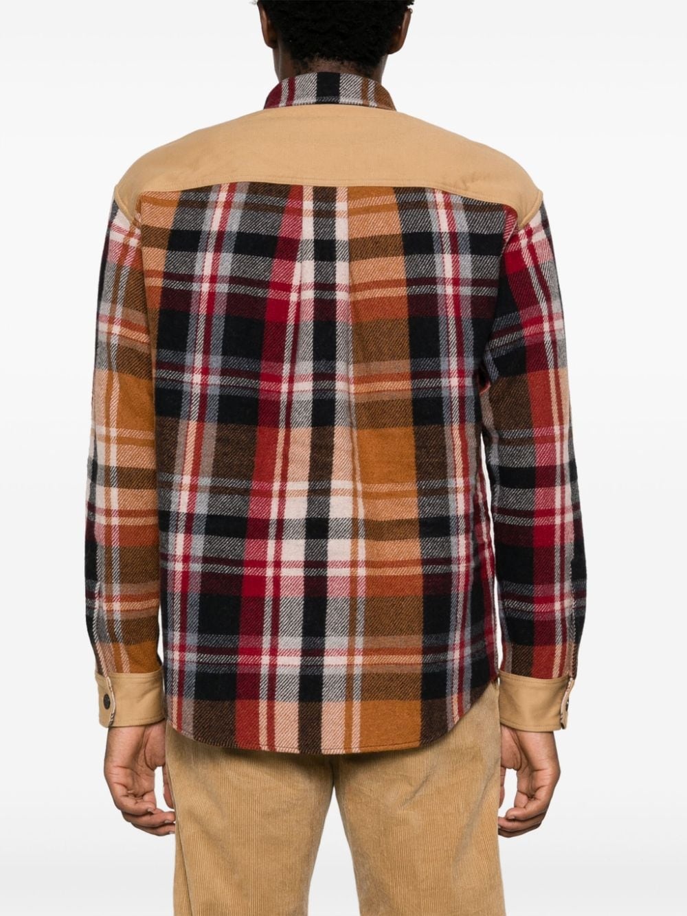 Timberman check-pattern shirt - 4