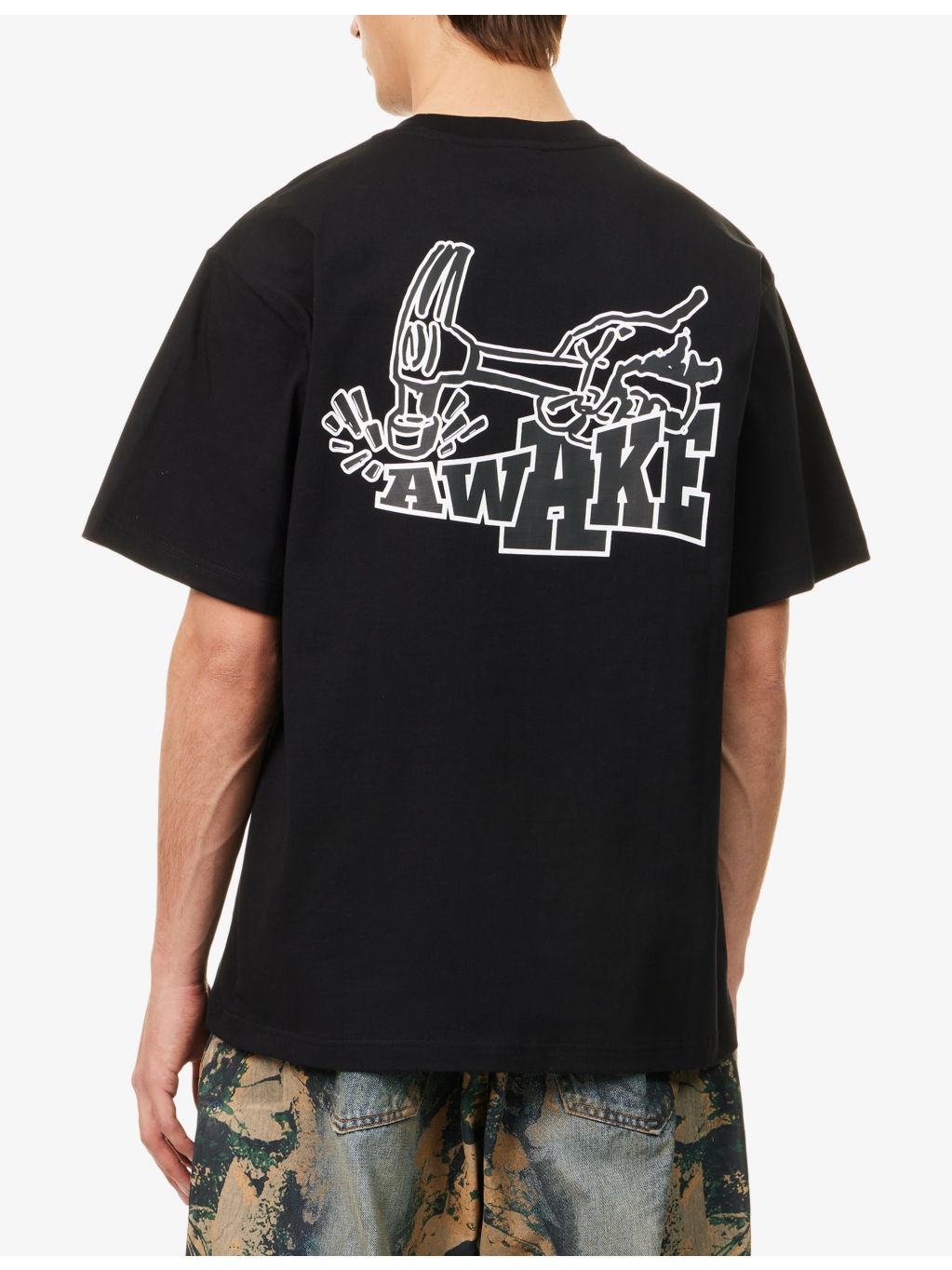 Hammer Crewneck Cotton-Jersey T-Shirt - 4