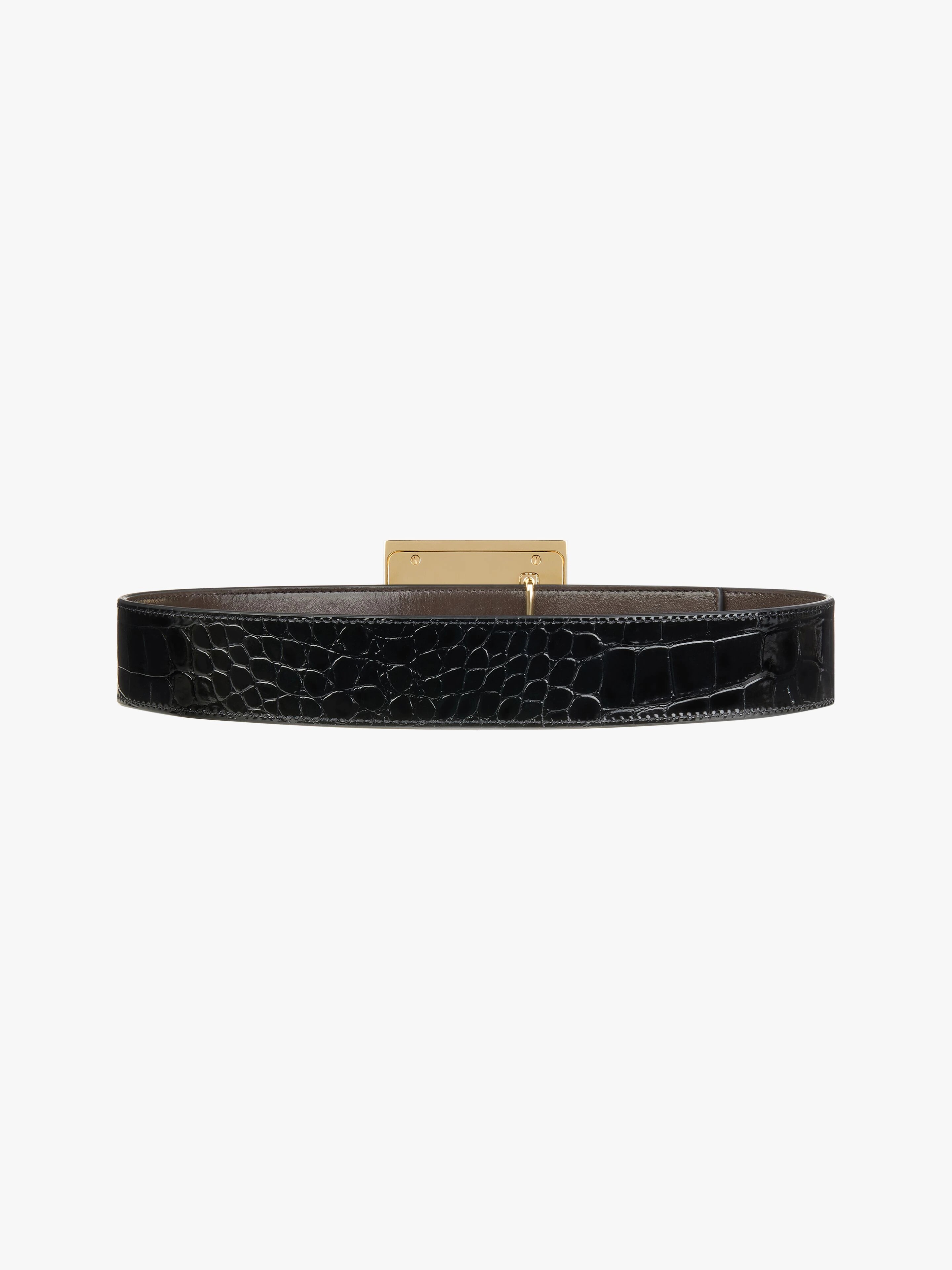 4G REVERSIBLE BELT IN LEATHER - 4