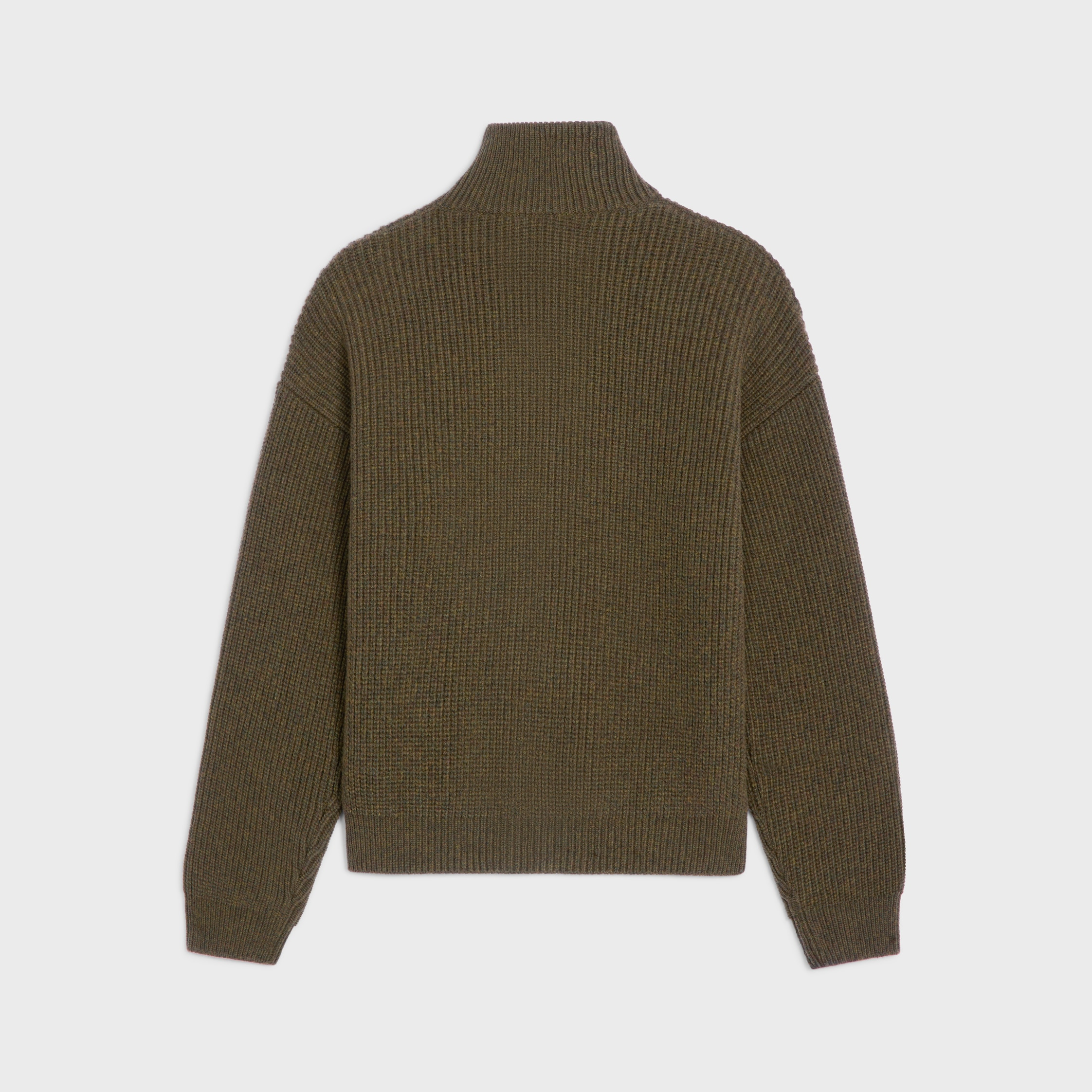 triomphe trucker sweater IN ribbed wool - 2