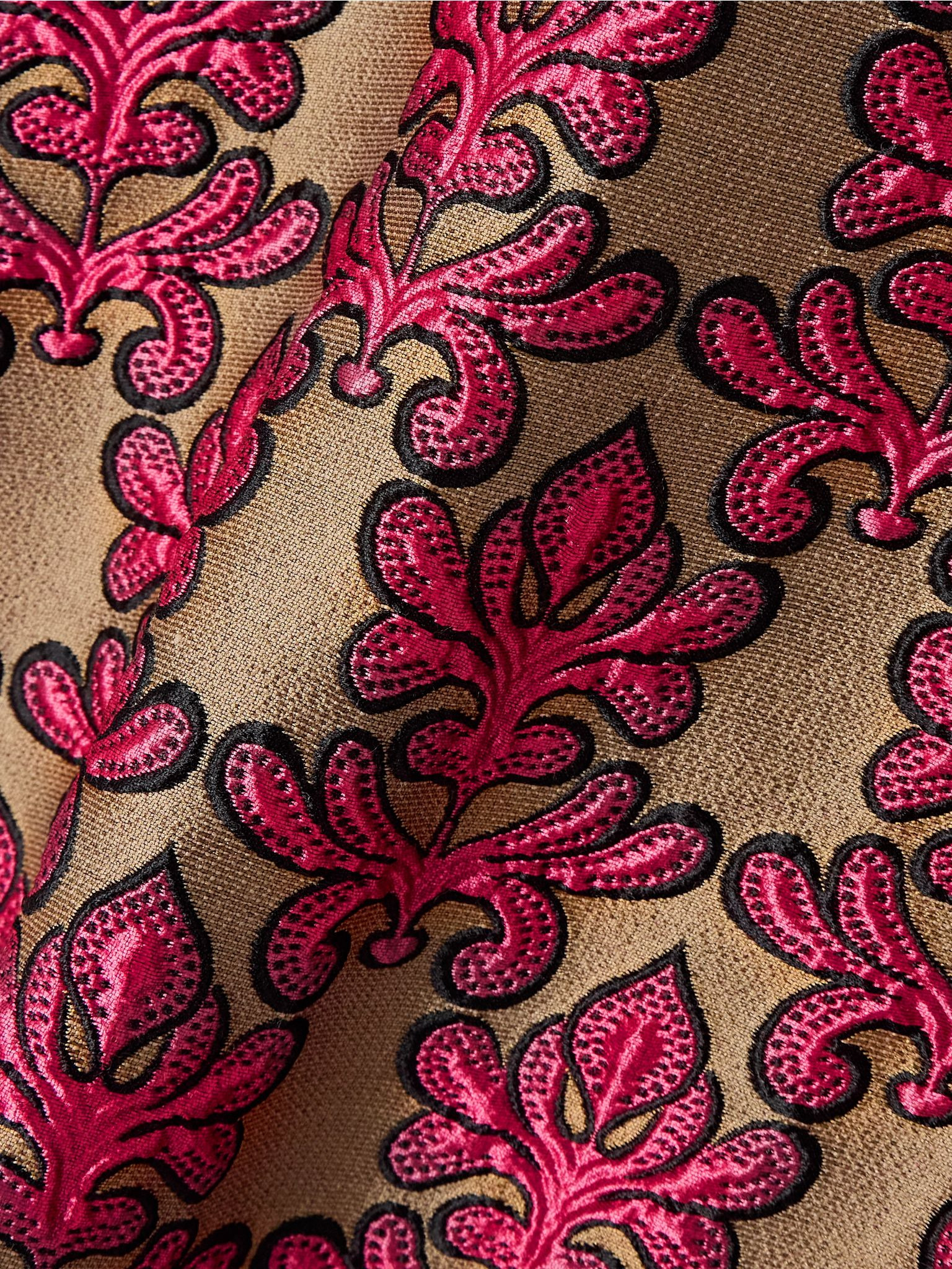Mini Swing cotton-blend jacquard mini dress Pink - 4